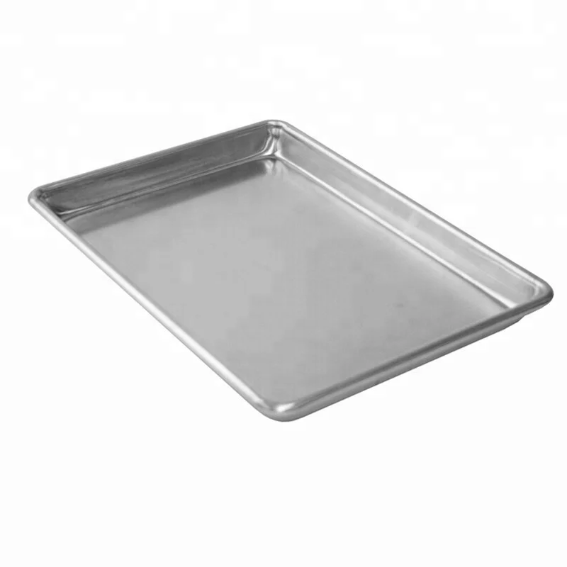 16 Gauge Full Size Aluminum Sheet Pan 18 X 26 Flat Baking Tray