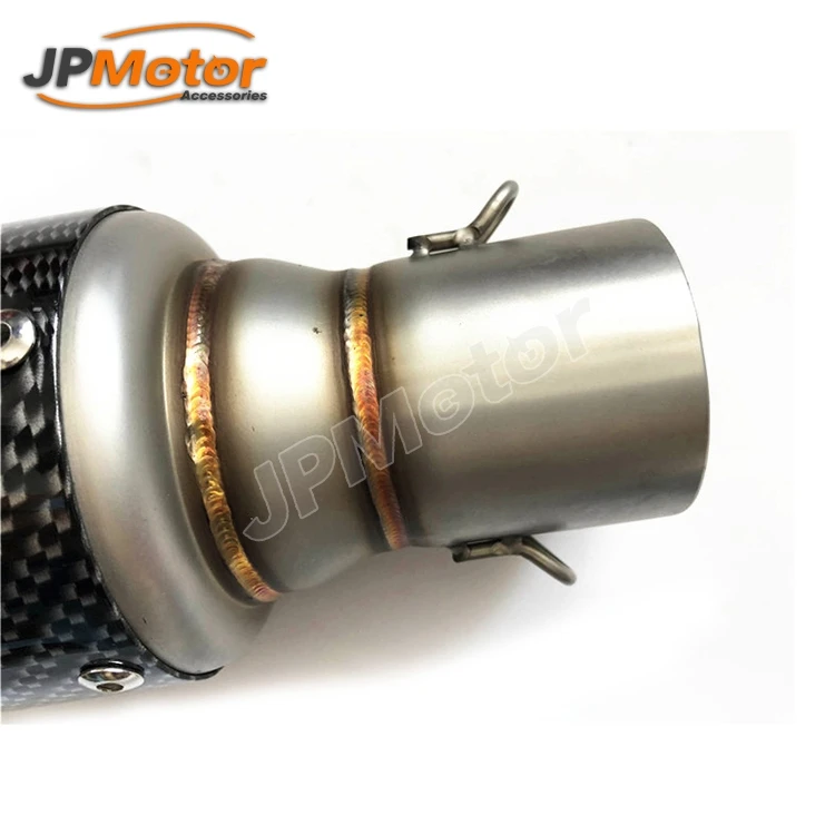 JPMotor Универсальный углеродного волокна скутер глушитель мотоцикл