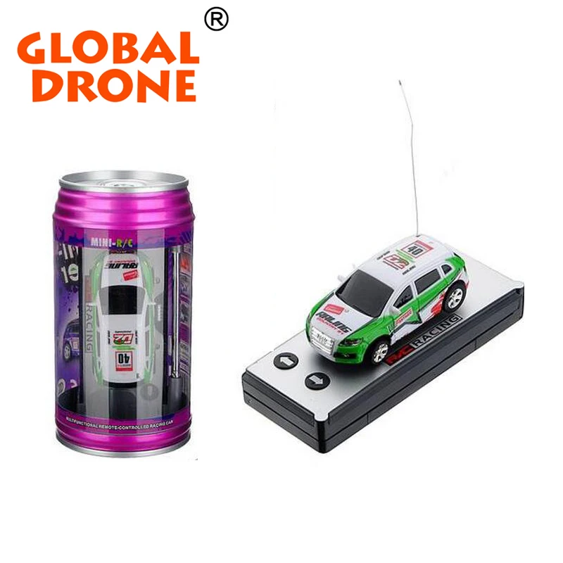 3" Coke Can Mini RC Car Remote Control Rechargeable Toy Gift COLORS VARY 4 