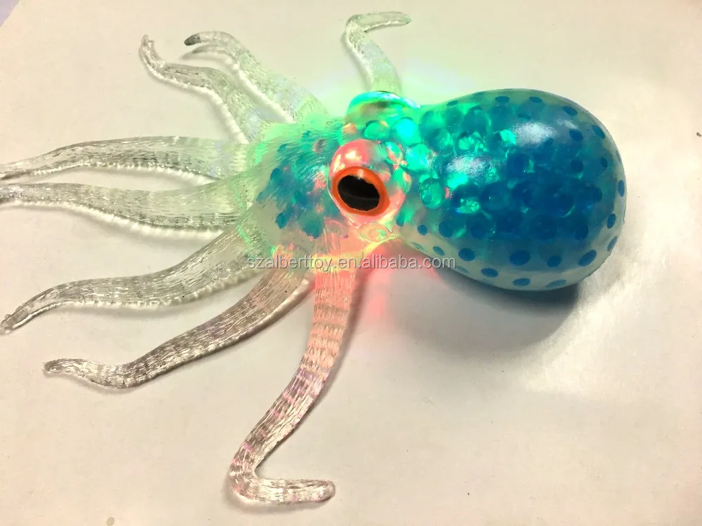 Sea Life Flashing Animals Sticky Octopus Toy