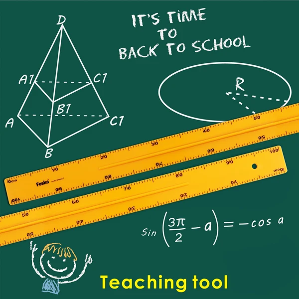 Foska BP9442-1 Good Quality 100cm Plastic Teaching Ruler