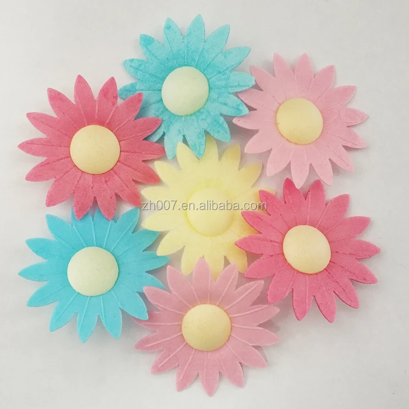 Download 3d Edible Wafer Paper Daisy Flower For Cake Cake Cup Bakery Decoration Buy Edible Wafer Paper Flower For Cake Decoration 3d Wafer Paper Flower For Bakery Edible Flower Product On Alibaba Com