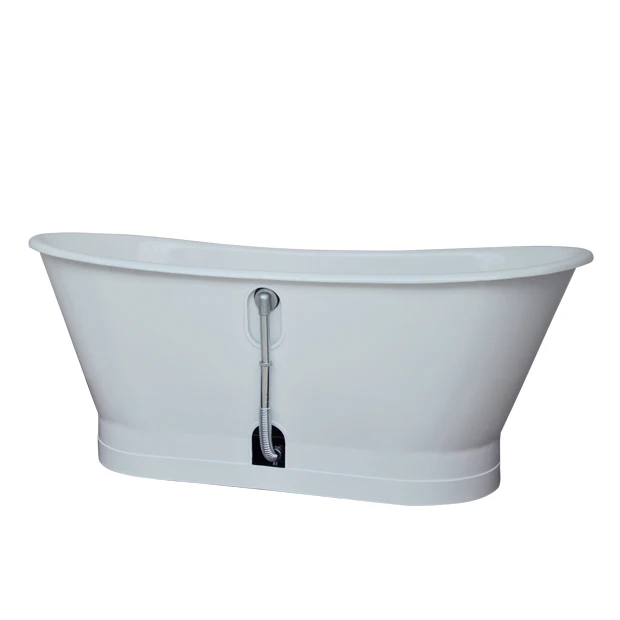 Portable Redetube Men's Freestanding Bath Skirt Hot Tub Deep Soaking Large Bathtub