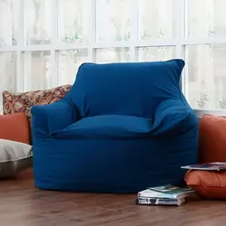 hot sell linen fabric single sofa chair for leisure facilities bean bag