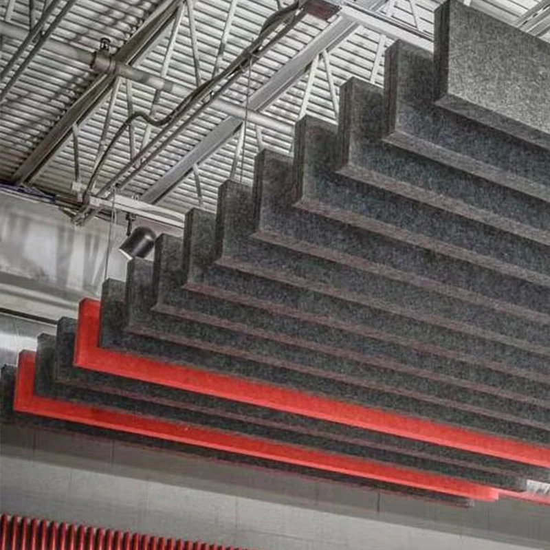 
 2019 pet 100 полиэстер огнестойкая ткань 3d форма декоративные настенные панели  