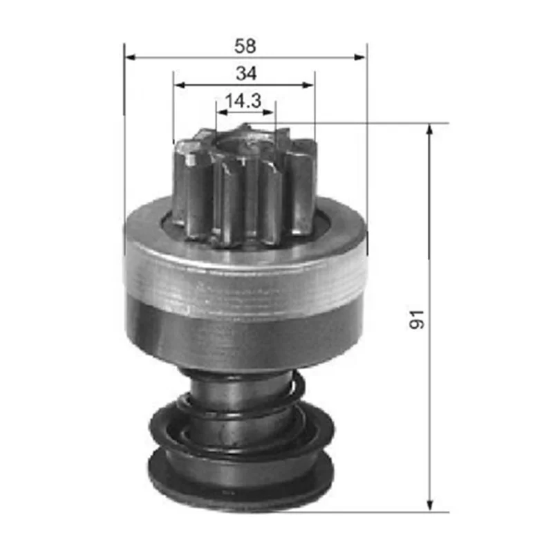 2006209422 De 2006209436 1.01.0105.0 54-9108 Auto Starter Drive Gear Para  La Serie 359.360 Dd Empezar - Buy Gear Bendix,Starter Bendix Gear,Bendix  Drive Gear Starter Drive Product on Alibaba.com