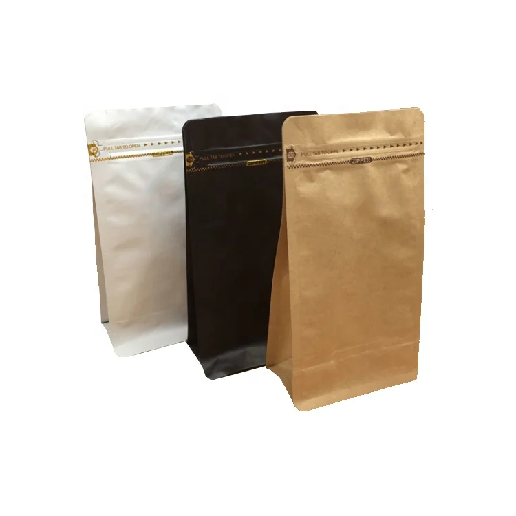 Цветной стоячий мешок с индивидуальным принтом упаковочный бумажный пакет для пищевых