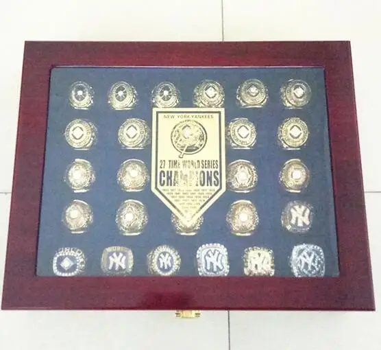 New York Yankees 27-Time Champions Acrylic Gold Coin