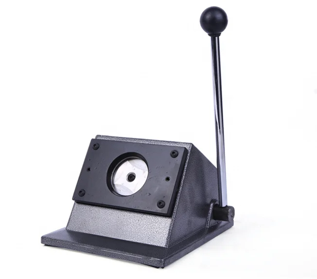 Manual Round Metal Badge Cutter Paper Cutter 75mm