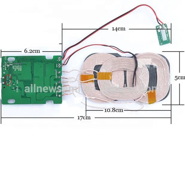 Cheap USB PCBA circuit board for coil wireless charging pad DIY mobile  phone wireless charger coil