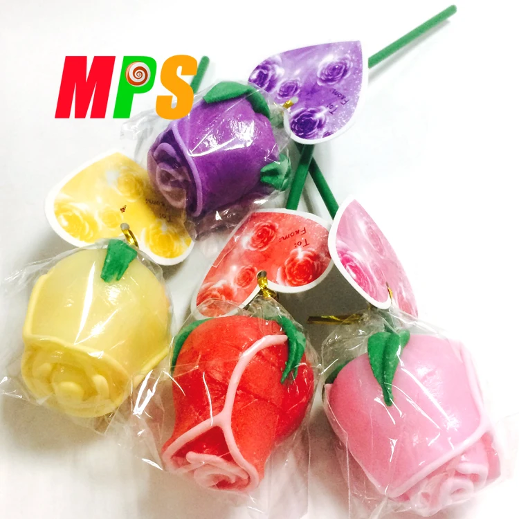 Леденцы в форме цветка розы