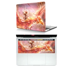 Жесткий пластиковый Чехол для клавиатуры 2 в 1 в картонной коробке с животным дизайном, защитный чехол для Macbook, 13 дюймов, чехол для ноутбука A2179 M1