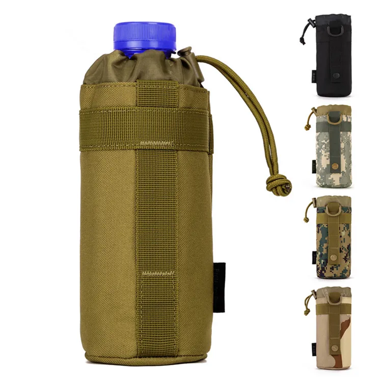 Minimalism MOLLE Water Bottle iléostomie Outdoor Carrier Canteen Holder Waist Bag GN 