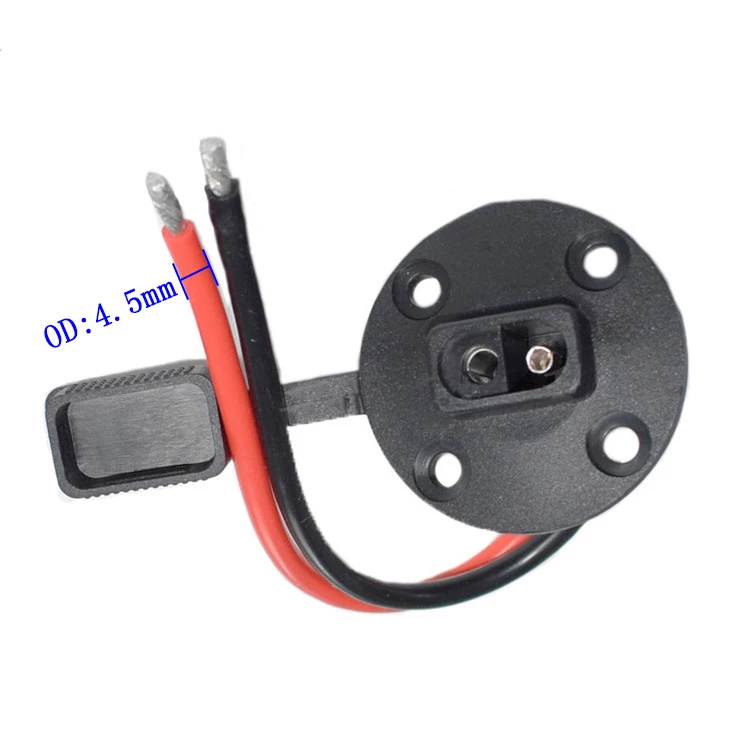 SAE 2 Pin Panel Mount Socket Flanged Sidewall Port RV Roof Connector
