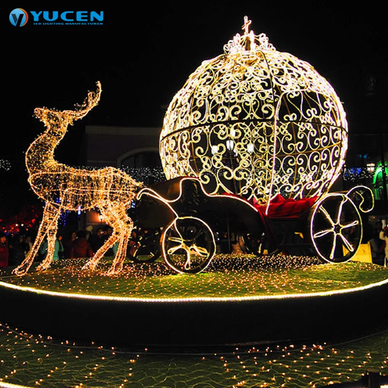 Animated Outdoor Christmas Santa Claus Sleigh Reindeer With Led Light Decoration Buy Christmas Decorations Santa Snowman Reindeer Lighted Reindeer And Sleigh Christmas Reindeer With Sled Product On Alibaba Com