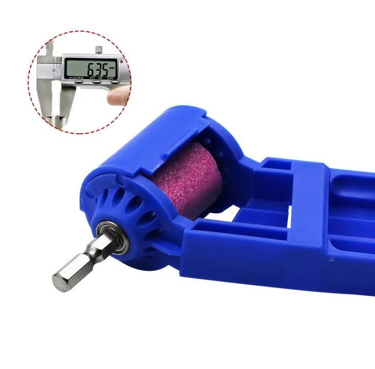 Удобная портативная точилка для сверл, корундовый шлифовальный круг для электроинструментов, шлифовальное сверло