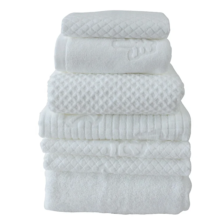 Embossed 2025 bath towels