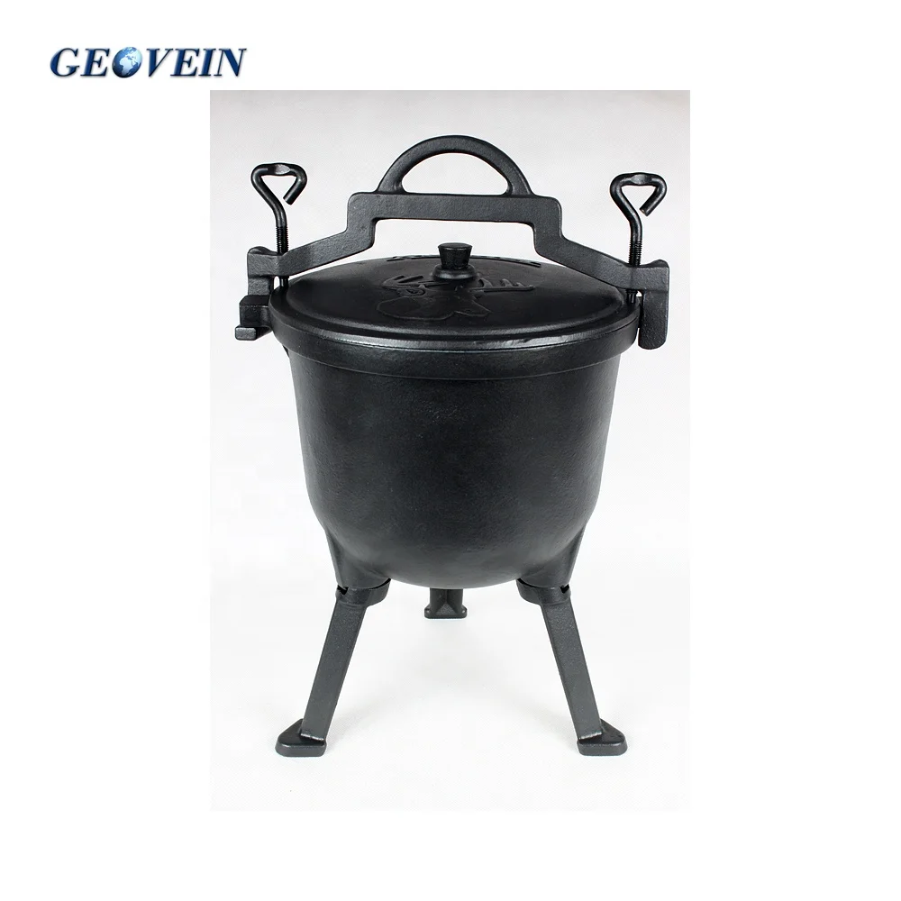 Camping Pot, iron, enamel cauldron 10l Kinghoff KH-2243 - Poland, New - The  wholesale platform