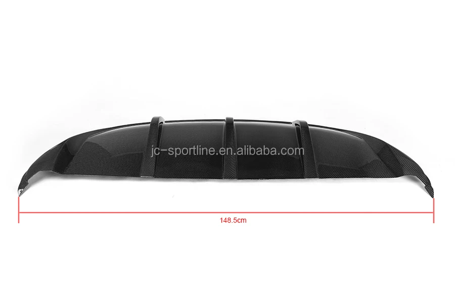 E71 X6 Carbon Fiber Rear Bumper Lower Diffuser Spoiler For BMW X6