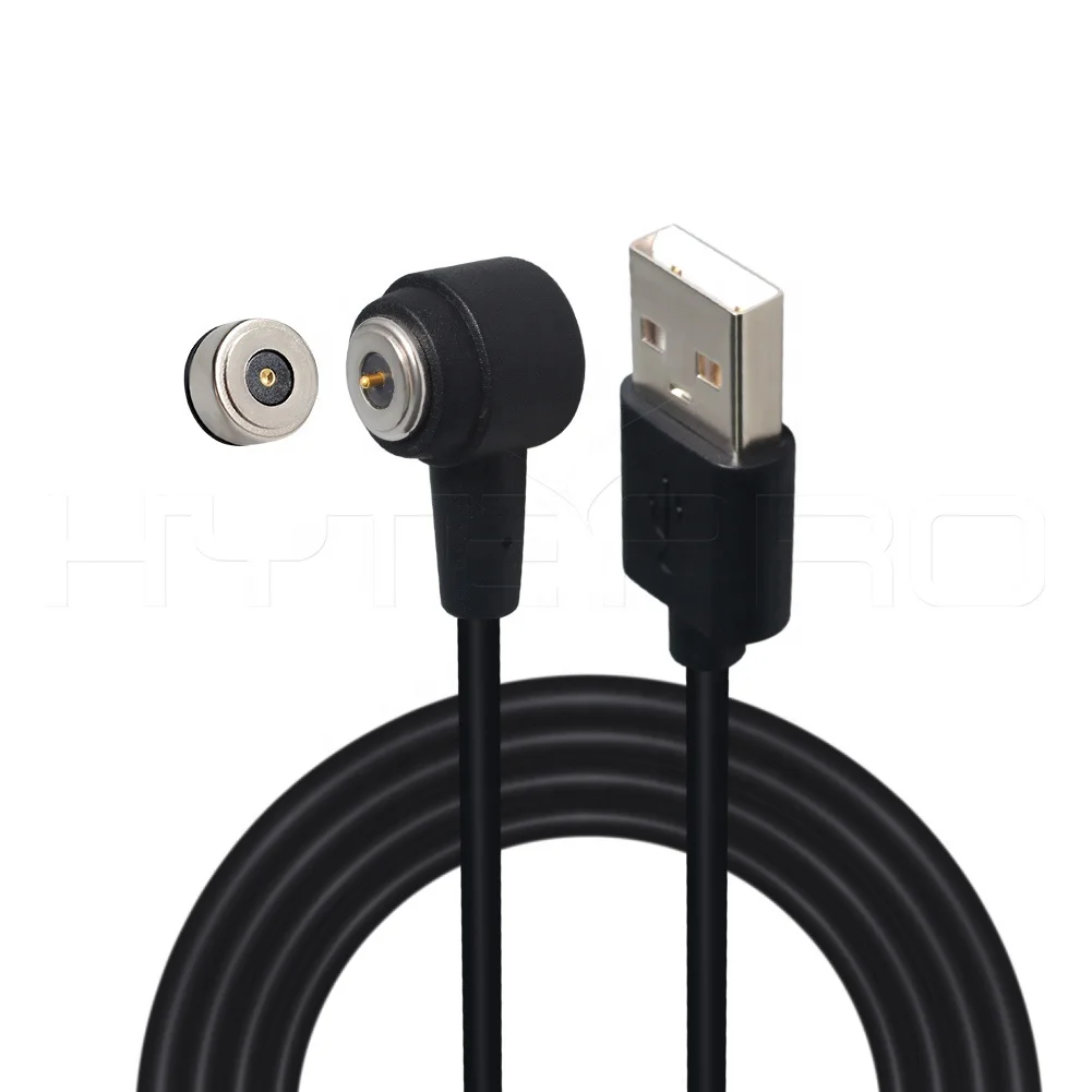 Hytepro Magnetic Dc Power Connector 2 Pogo Pin Cable Plug