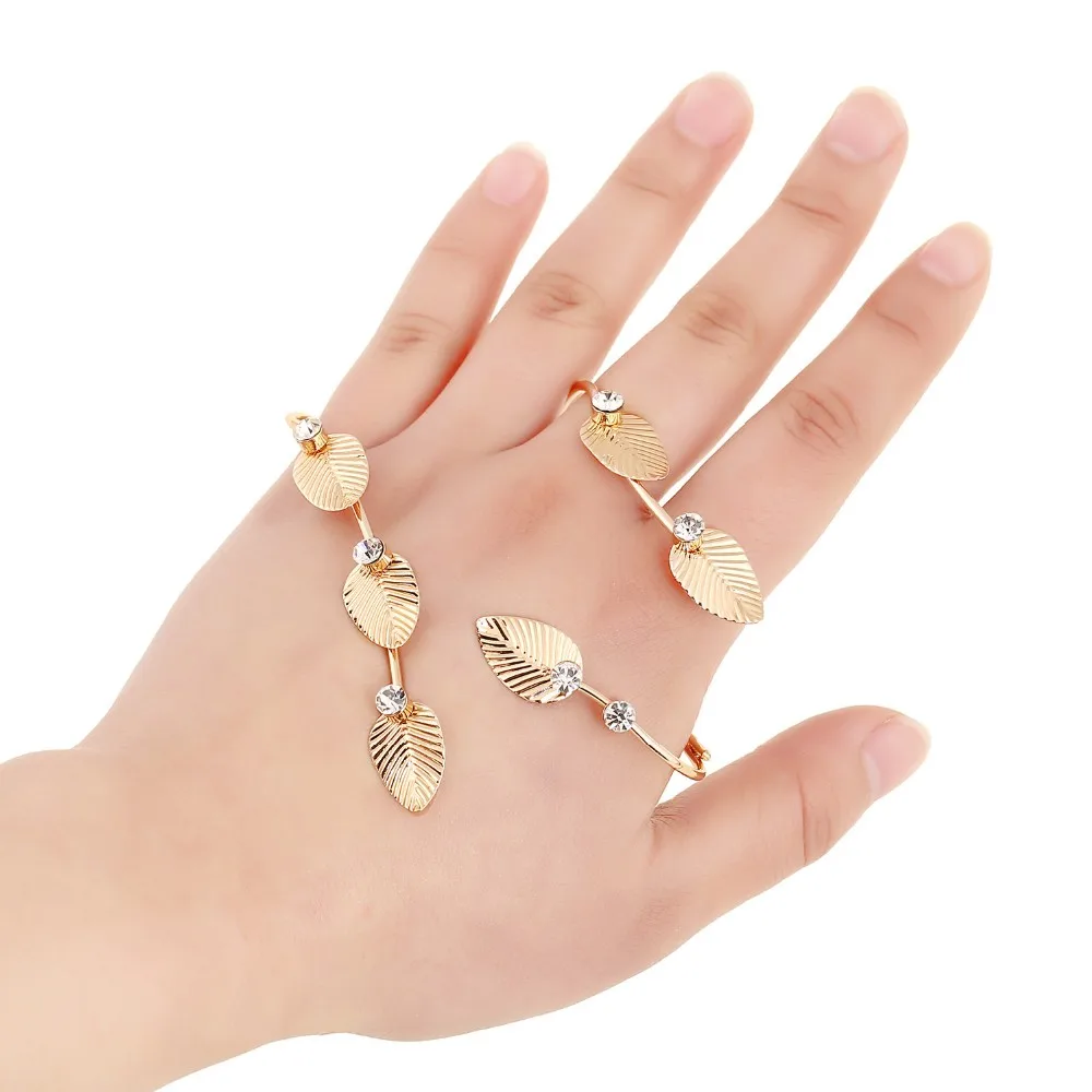 Buy CALANDIS Fashion Crystal Palm Bracelet Bangle Cuff Ring Wedding Hand  Ring Bracelet  1 x palm bracelet at Amazonin