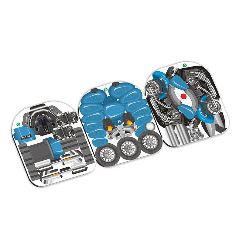 Домашняя пластиковая 3D моторизованная головоломка для детей