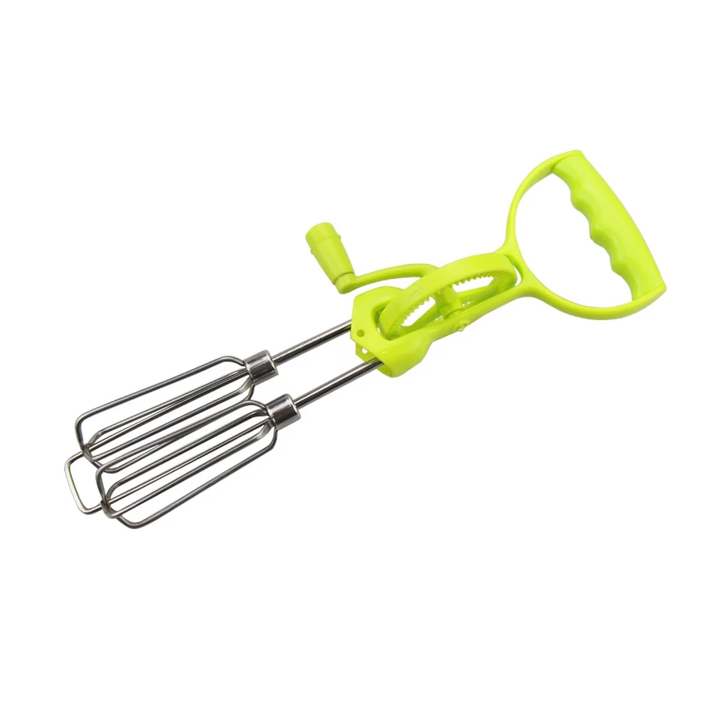 
 Ручной вращающийся венчик для яиц из нержавеющей стали  