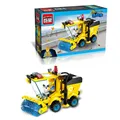 Kids Educational Toys Cleaner Truck DIY Assembling Building Blocks Toy Kit 102pcs set