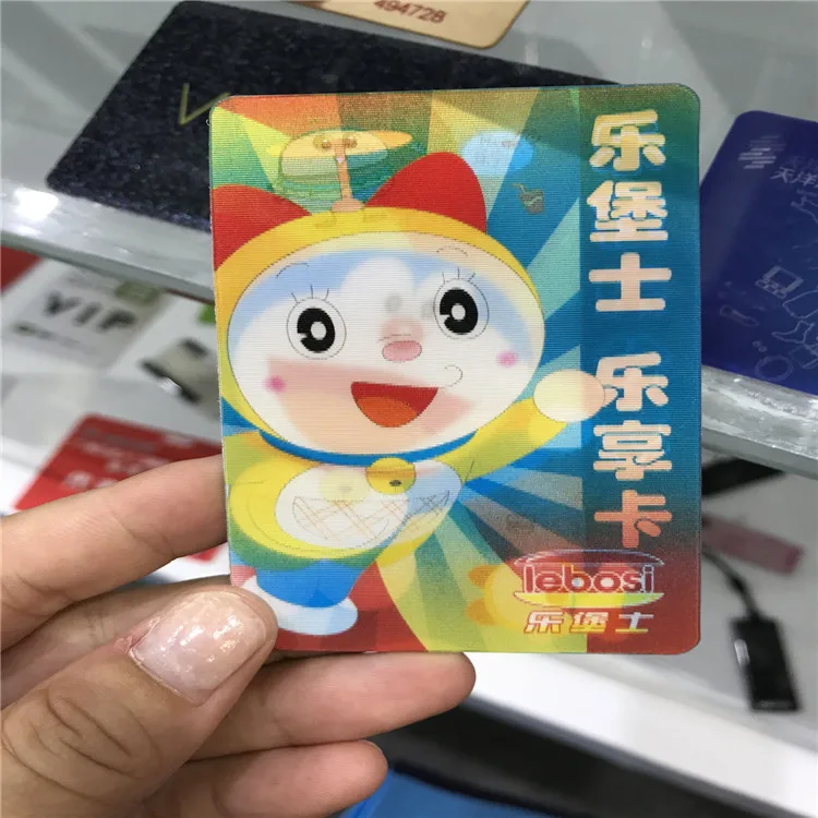 0.76mm Thick 3D Lenticular Printing Card - GSC Customized