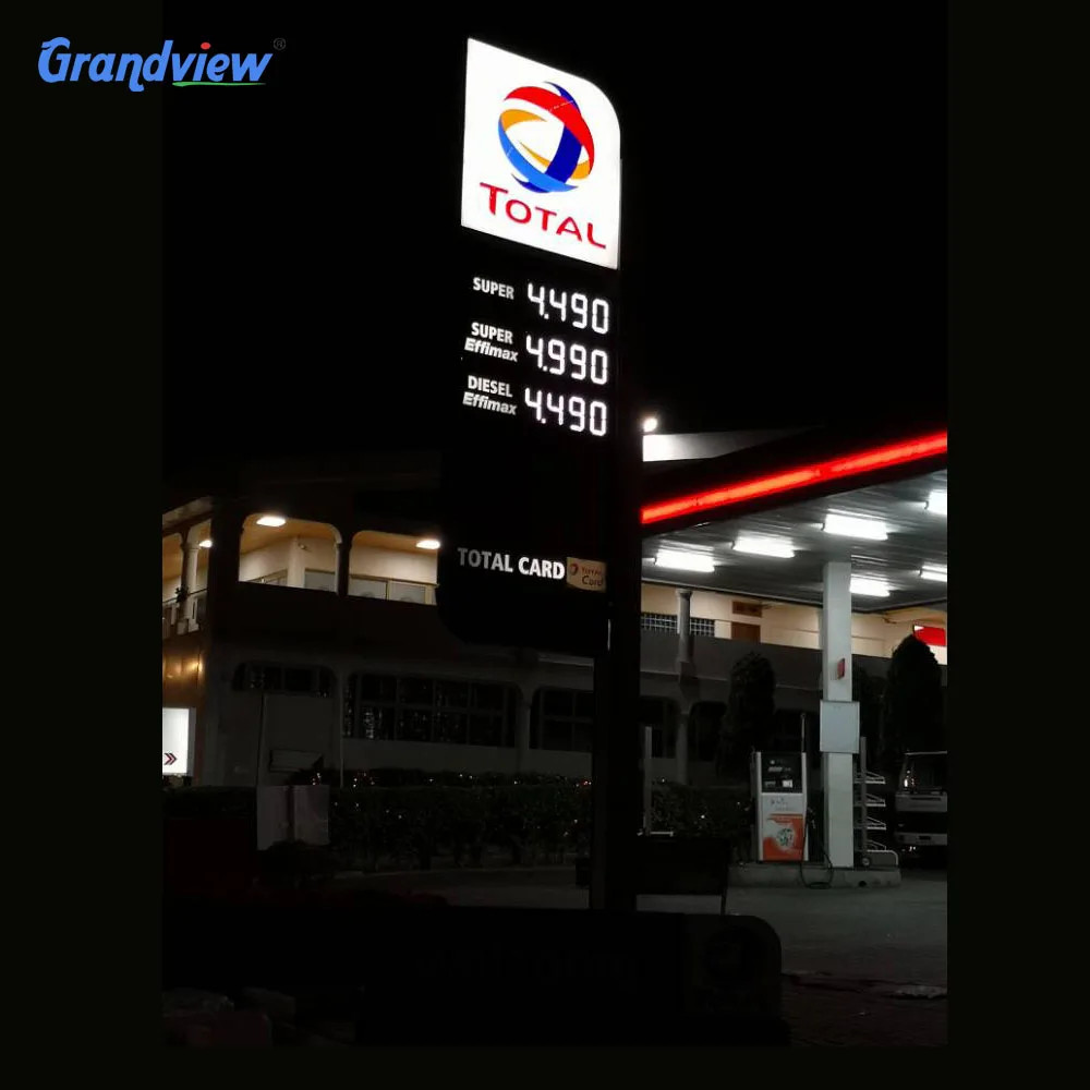 屋外照明看板装飾ガソリンスタンドキャノピーフェイシャル| Alibaba.com