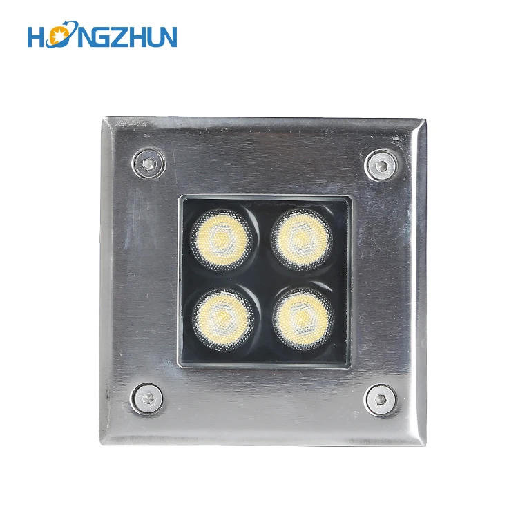 Наружный IP67 водонепроницаемый алюминиевый круглый из нержавеющей стали RGB 4 Вт 6 Вт 9 Вт 12 Вт 15 Вт светодиодный подземный светильник