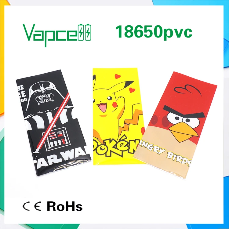Wrap 18650 20700 Rechargeable Lithium Battery Customized PVC VapCell Ijoy  18650 20700 21700 26650 20650
