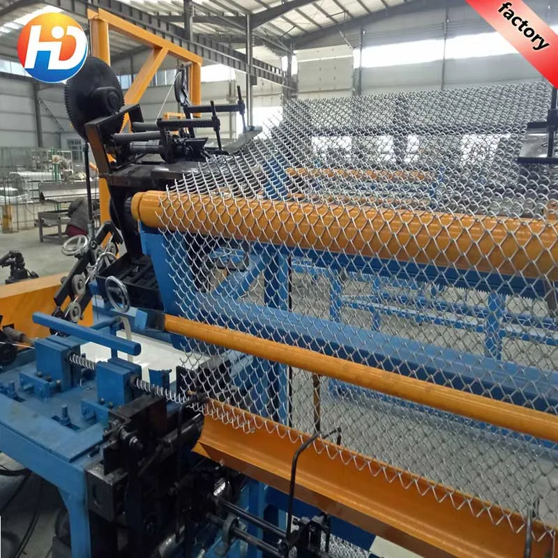 Easy-to-Operate Double Wire Chain Link Machine in India Featuring PLC Motor Bearing Gear Components for Wire Fence Making