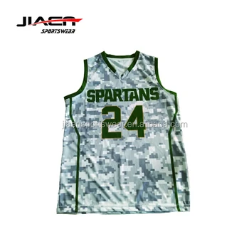 low price high quality custom camouflage basketball jersey set