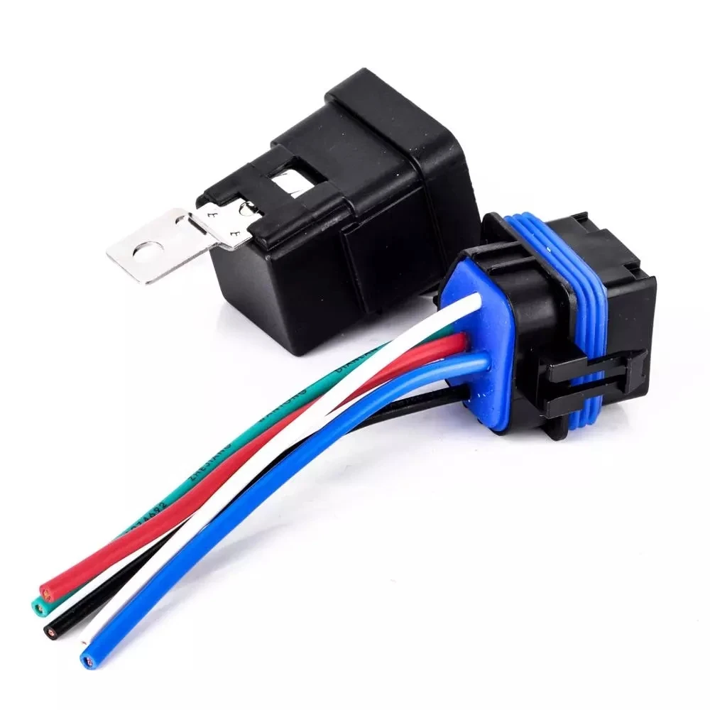 Waterproof Prewired 4Pin Car Relay Harness Holders 40A/12V With Relay Socket  OE 