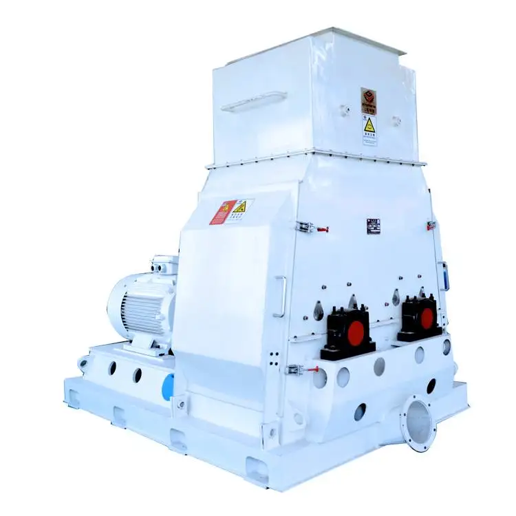 Высокопроизводительная дробилка с двойным ротором для древесины