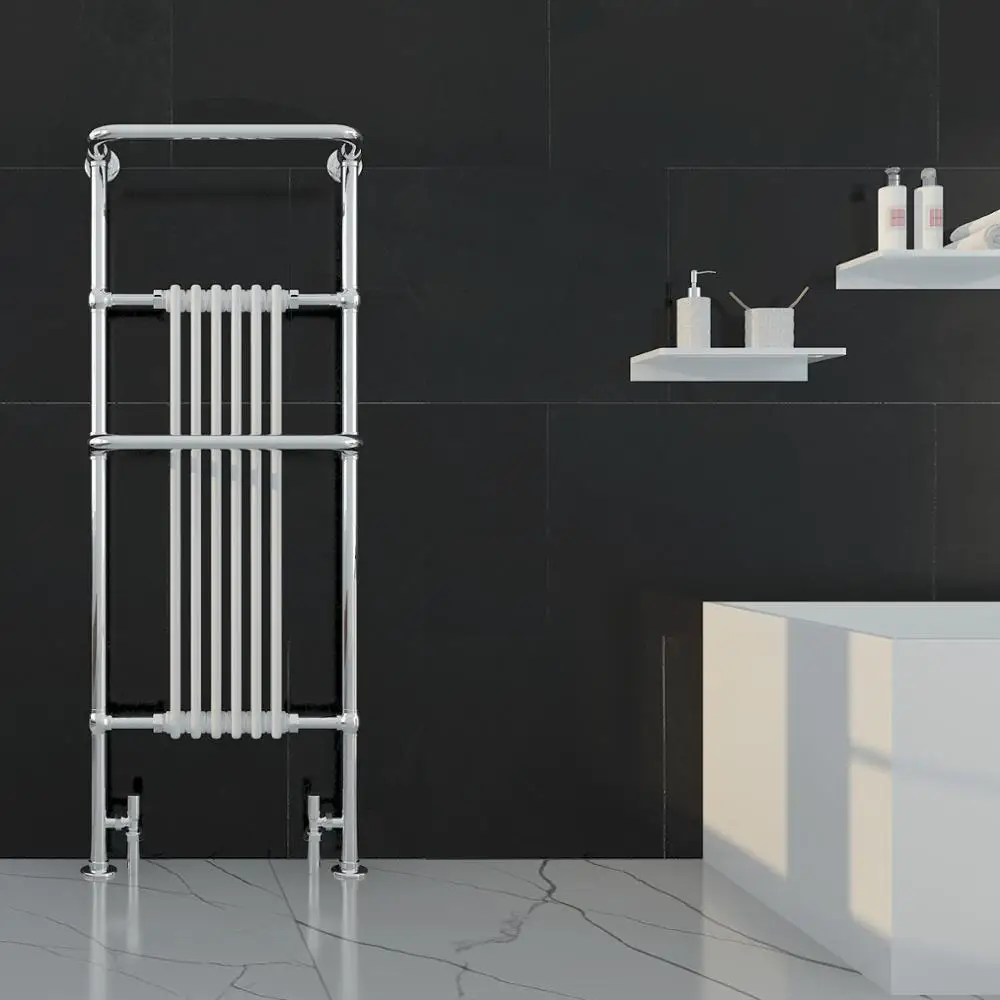SUN-TR14FM Traditional Floor Mounted Designer Heated Towel Rail Bathroom Radiator