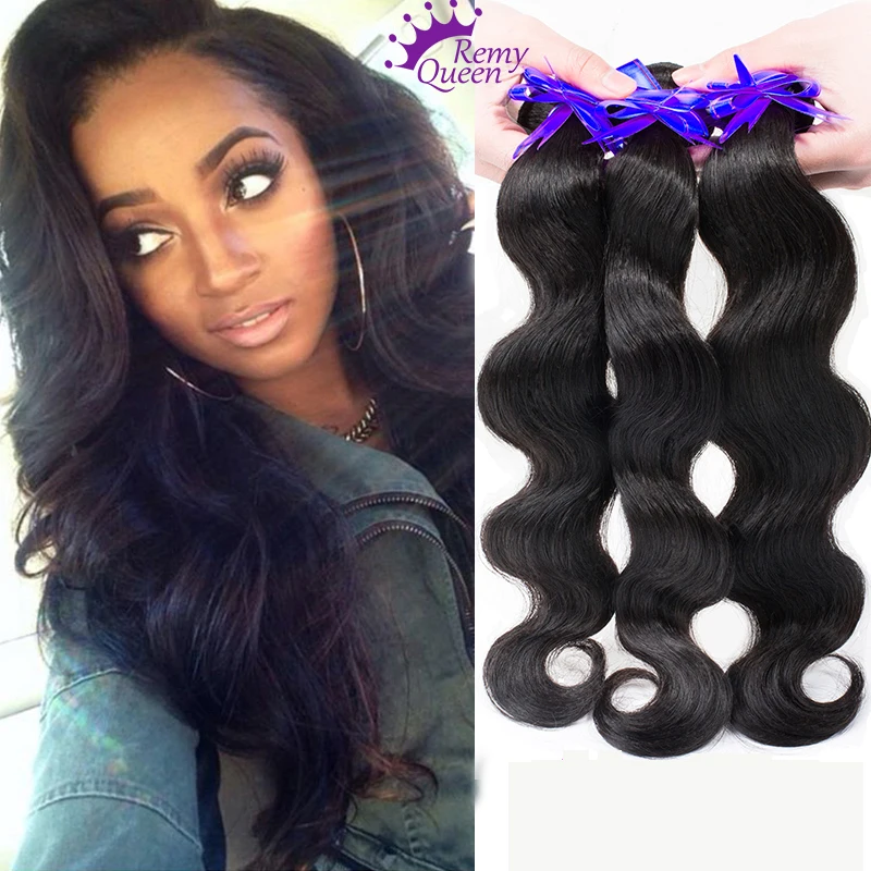 7A 3 bundles Peruvian virgin hair body wave Rosa hair products 100 Virgin human hair extensions