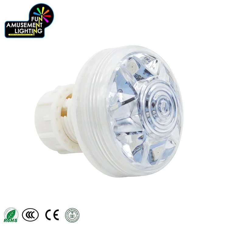 Hot Sale 2024 Auto Program Turbo Cap RGB AC24V LED Pixel Lights IP65 Outdoor Decoration for Theme Park Plastic Body