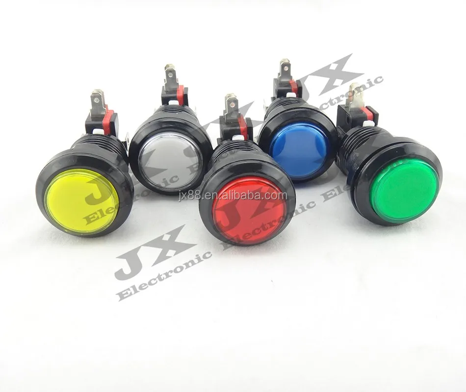 All Size Arcade Push Led Buttons Momentary Game Machine