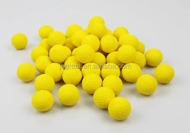 100 peças de bolas de recarga para arma de brinquedo de ar, bolas de espuma  macias, pacote de refil de bola redonda para esportes ao ar livre, jogos