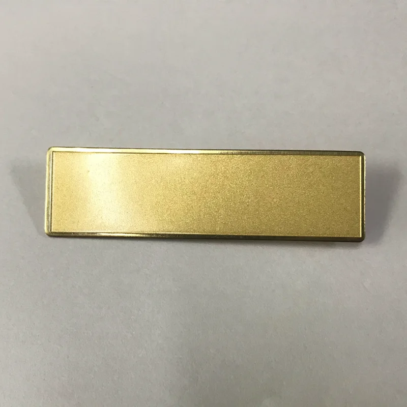 blank gold badge