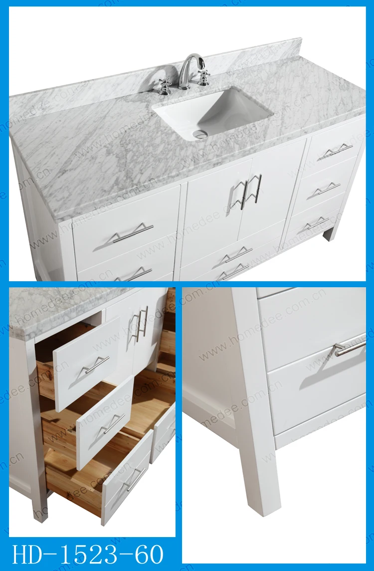 Homedee 60 Inch Hot Sale Double Sink Bathroom Vanity