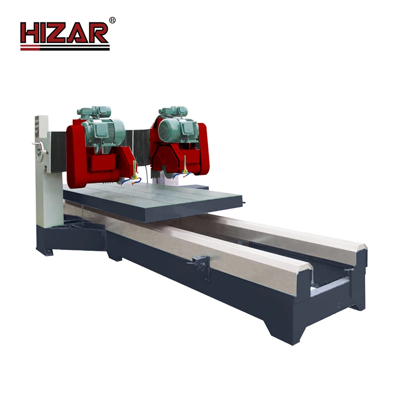 Multi Blade Stone Cutting Machine, Double Cutting Disc Stone Cutter Saw Machine