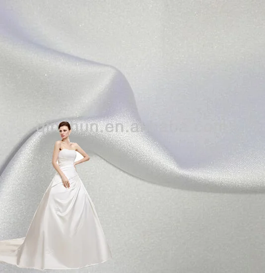Hot Selling Snow White Polyeste Bridal Satin Fabric For Wedding Dress Buy Bridal Satin Fabric Polyester Bridal Satin Fabric White Bridal Satin Fabric Product On Alibaba Com