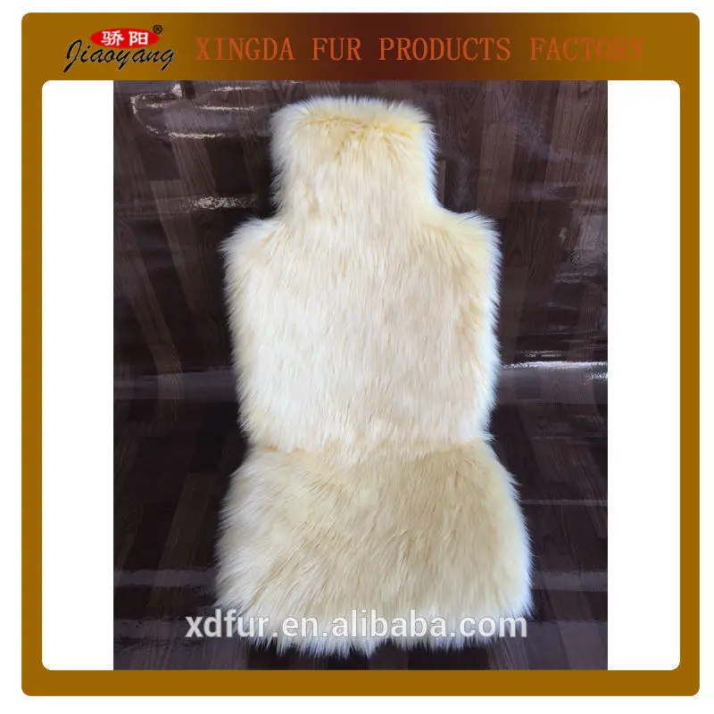 Авточехлы на сиденье из искусственной шерсти овчины