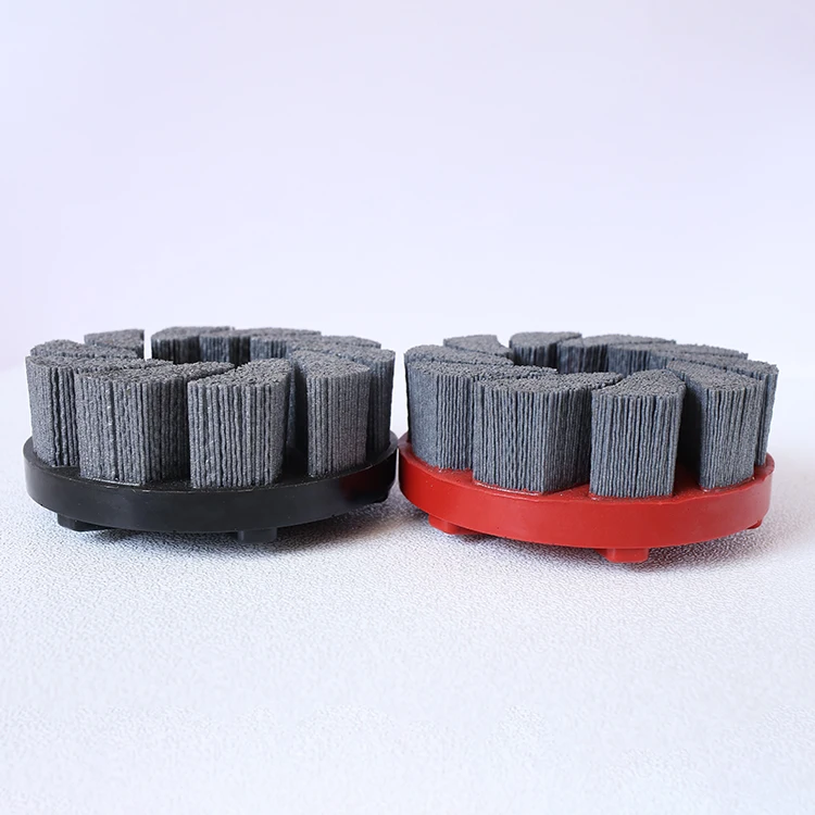 TDF Deburring Disc Brush Glue Injection End Brush Polishing and Grinding Industrial Brush