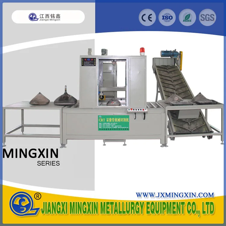 Automatic CRT Monitor Scrap TV LCD Screen Dismantling Machine Waste Cutting System Gear Pump Engine Motor Glass Recycling System