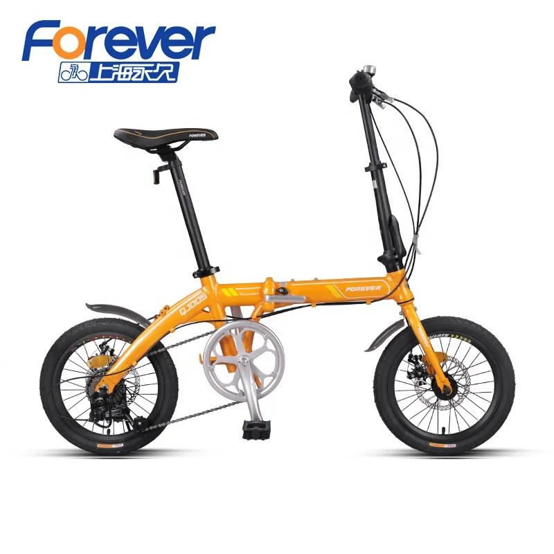 FOREVER 2018 New Model 6 Speed High Carbon Steel Bicycle Frame Folding Cycling Mother Kid Bike Cycle Two Seats Bike