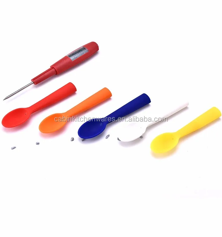 optional silicone head digital spatula thermometer